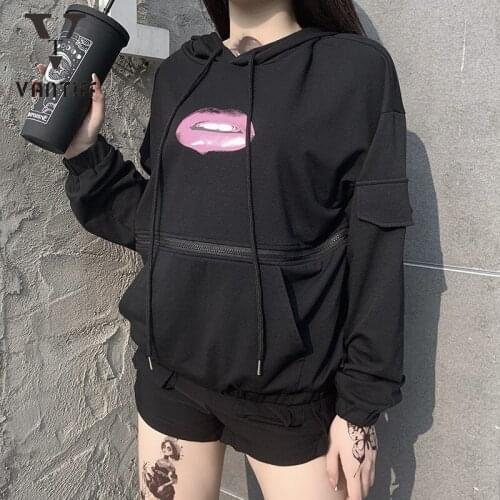 Fall Women New Top Streetwear Girl Clothes Fashion Hoodies Long Sleeve Top Woman Drawstring Hooded Sweater for Girls Hoodie