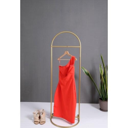 Boutique Style Oval Garment Hanger For Gold Color Robe Hook Gold Mute Butler Turkiyede manufactured