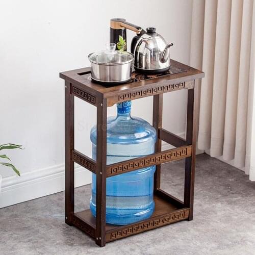 Simple tea rack tea cabinet boiled water table tea table modern multi-function teapot boiling water rack household tea table rac