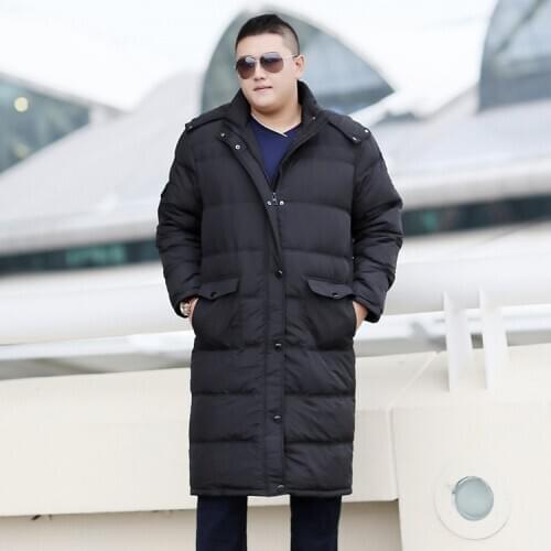 90% white duck down, Korean, plus size, winter coat, long down jacket, mens warm, doudoune homme