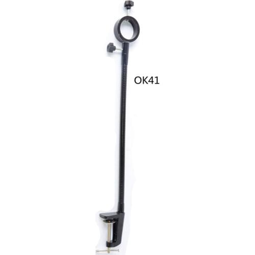 OK41 Adjustable Microscope Mount Holder Metal Flexarm Microscope Stand Flexible Stand Holder