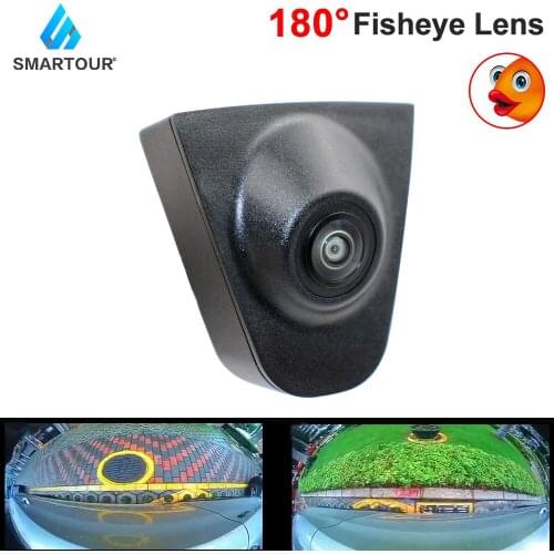 Smartour 180 Degree Fisheye Lens HD Car Front View Vehicle Logo Camera For Honda Accord 2018 2021 Night Vision Front Camera