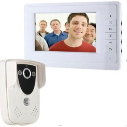 7 Inch TFT Display Touch Screen Video Door Phone Intercom System
