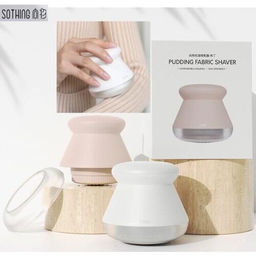 Youpin Sothing Mini Portable Lint Remover Hair Ball Trimmer Sweater Remover 6 leaf cutter head Motor Trimmer Brush with Light