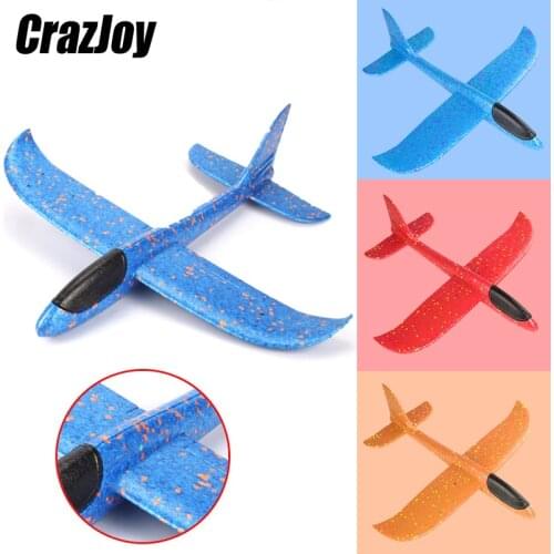 Launch Free Fly Hand Foam Plane Glider EPP Throw Airplane Glider Toy Planes Outdoor for Children Outdoor toys kid Gift 38/48CM