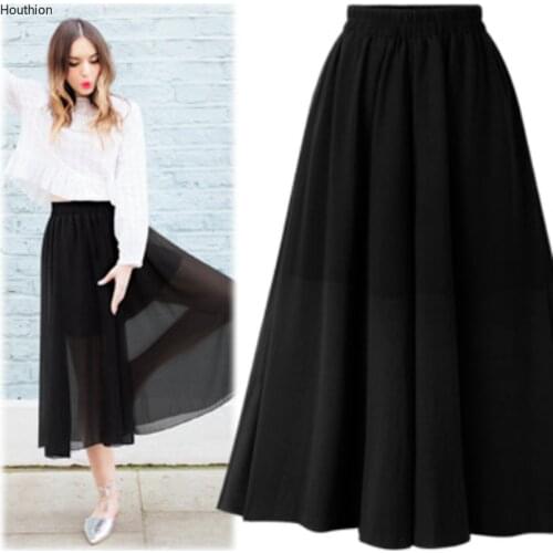 Houthion Womens Pants Waist European and American Style Fast Delivery Pure Color + Lining Casual Fashion Pure Elastic