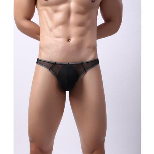 Sexy Underwear Man Ice Silk Mens Boxer Breathable Sexy Boxer Grid Panties Ventilate Shorts Mesh Thin Summer Underpants GAY