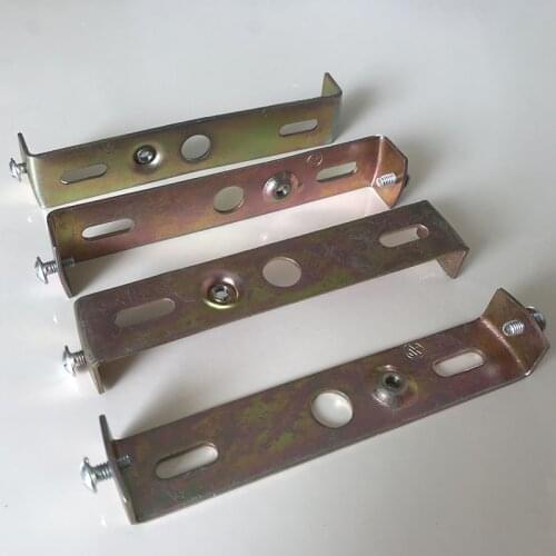 Color Zinc Plated Mounting Bracket With Screws Length 108MM Wall/Ceiling Mounted Iron Bar Hardware Lighting Accessories
