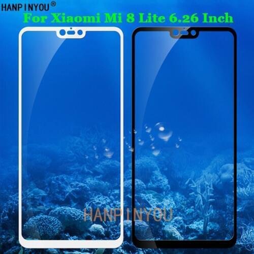 For Xiaomi Mi 8 Lite 6.26" Full Coverage Tempered Glass 9H 2.5D Premium Screen Protector Film For Xiaomi Mi8 Youth