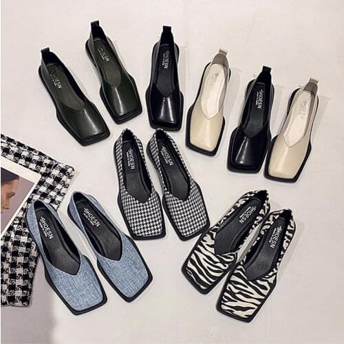 HughSwell Women's Ballet Flats With Heels