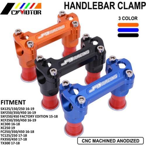 Motorcycle Handlebar Riser Mount Clamp For KTM Husqvarna SX SXF XCF XC FC TC FX TX 125 150 250 300 350 450 FACTORY EDITION