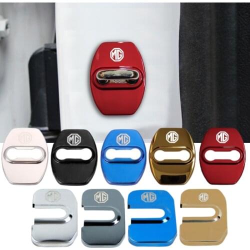 Car Door Lock Cover Sticker for MG 6 HS ZS GS GT EZS Morris Garages Logo Emblem Case Protection Badge Decal Interior Assessoires