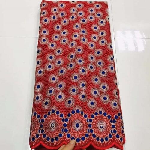 Hot Selling Swiss Voile Lace In Switzerland Dubai Fabric African Lace Fabric 2021 High Quality Lace 100%Cotton Lace Fabric 5Y
