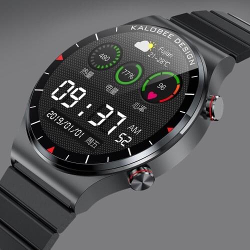 Men Smart watch, fashion steel strap Bluetooth call watch clock, fitness sports tracker, Facebook Line whatsApp for Android ios