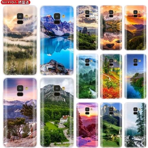 Soft Case For Samsung Galaxy A10 A20 A30 A40 A50 A70 S A21 A31 A41 A51 A71 S a10s Star Mountain Forest
