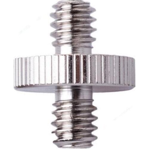 1/4" Male to 1/4" Male Threaded Adapter 1/4 Inch Double Supports Mayitr Tripod Adapter Camera Screw Male Accessories X5T2