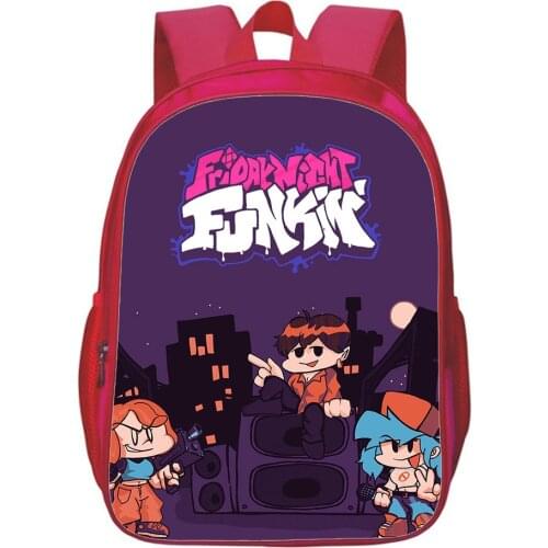 Friday Night Funkin Backpack Teen Bookbag Music Rhythm Game Printed School Bag Boys Girls Rucksack Children Bag Travel Mochila