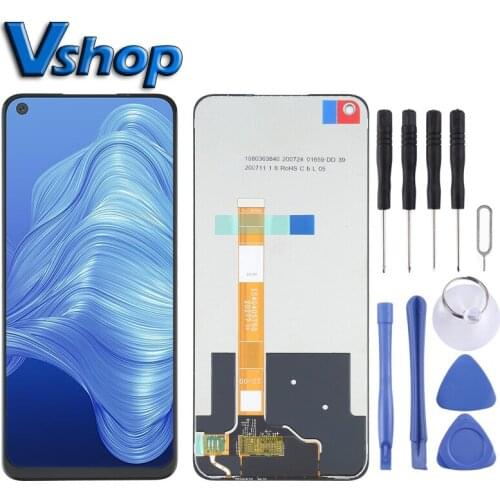 LCD Screen Digitizer Full Assembly for OPPO Realme 7 5G RMX2111 Mobile Phone LCD Display Replacement Parts