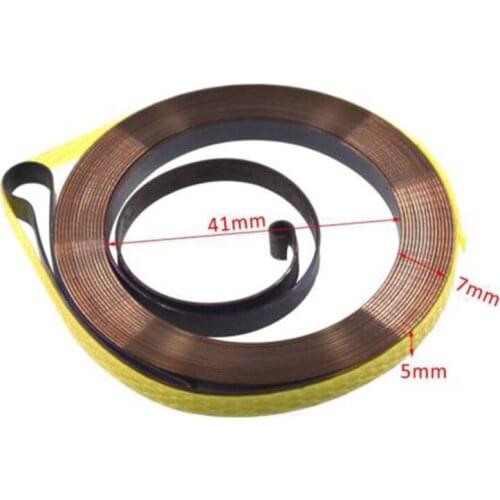 1 Piece Recoil Pull Starter Spring Replacement For 45cc 52cc 4500 5200 Chinese Chainsaw Fast Shipping