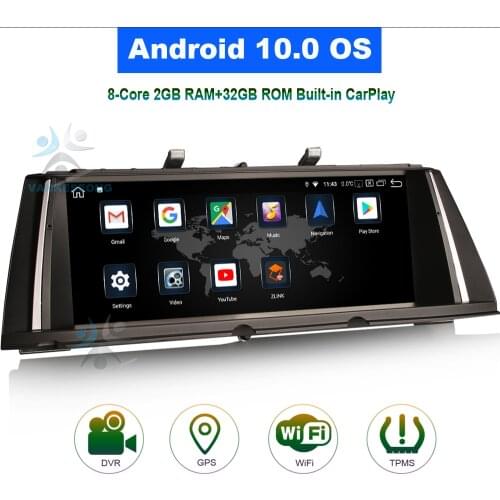 10.25" Android 10 Car Multimedia CarPlay GPS Navi Bluetooth DAB Car Stereo Radio For BMW 7er F01 F02 CIC NBT 09-15