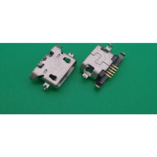 1000pcs/lot Micro USB Jack Power Charging Female Port Socket Connector for Lenovo A289 A308T A390T P780 S920 P770 A820 S6000