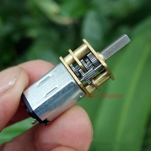 12mm N20 Gear Motor DC 5V 6V 58RPM Full Metal Gearbox Reducer Slow Speed D shaft DC Motor DIY Robot Smart Car Lock