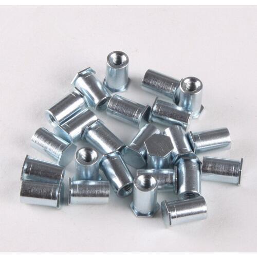 15PCS Blind Hole Pressure Riveting Stud Pressure Riveting Nut Column Pressure Riveting Pieces M2 * 10