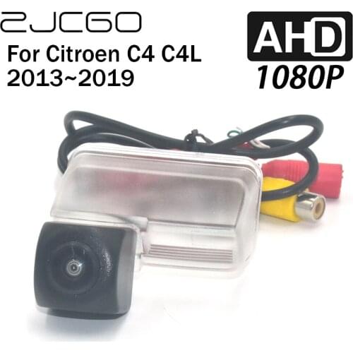 ZJCGO Car Rear View Reverse Backup Parking Reversing Camera for Citroen C4 C4L 2013 2014 2015 2016 2017 2018 2019