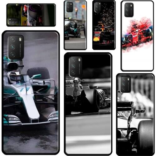 Formula 1 Car For Xiaomi Mi Note 10 Lite Mi 11 Ultra 9T 10T Pro A3 Phone Case For POCO F3 F2 M3 X3 Pro