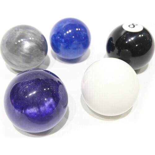 Car refitted personalized gear head No.8 ball cloud crystal ball hanging head manual universal gear head