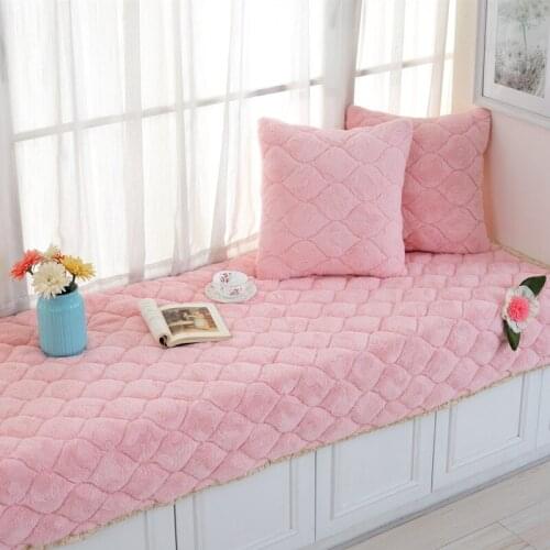 White Sheepskin Shaggy Thicken Plush Sofa Window Blanket Balcony Mat Soft Fluffy Soft Tatami Carpet Faux Fur Modern Area Rugs