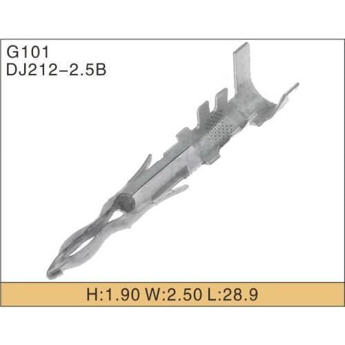 Free shipping 100pcs crimping terminal for delphi male terminals, replacement of 12124582