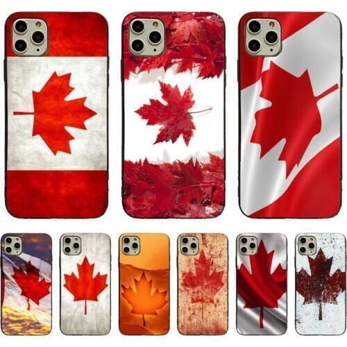 Yinuoda Canada Flag Phone Case Soft Case For iPhone 11pro 12pro MAX 8 7 6 6S Plus X XS MAX 5 5S SE XR Fundas Capa