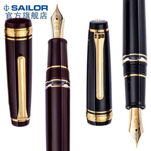 SAILOR PG pro gear 11 - 3926 Double capacity large piston 21K gold nib double color pen black red classic