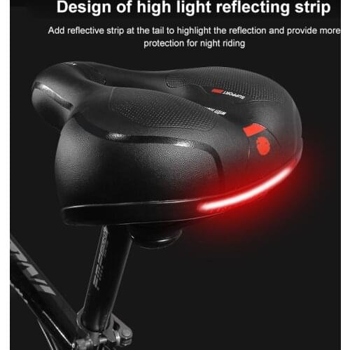 GEL Bicycle Saddle Seat Men Women Thicken MTB Road Cycle Saddle Hollow Breathable Waterproof With Light Soft Cycling Bike Seat