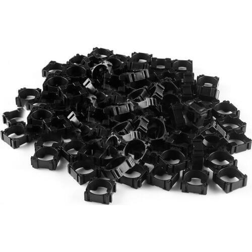 GTF 100pcs 18650 Battery Cell Holder Safety Spacer Radiating Shell Storage Bracket Mayitr Suitable For 1x 18650 battery