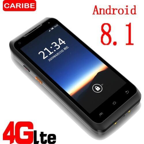 CARIBE New Android 8.1 PDA Rugged Handheld Terminal Data Collector Wireless 1D 2D QR Laser Barcode Scanner Reader