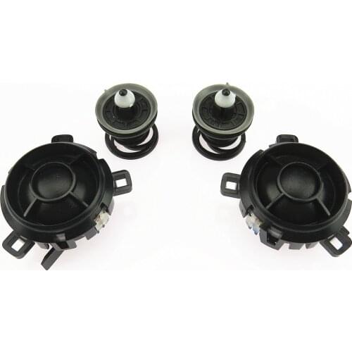 SCJYRXS 1Set Clips & Rear Door Tweeter Buzzer Loudspeakers for VW Golf MK5 MK6 Rabbit 7L6868243 5KD035411A