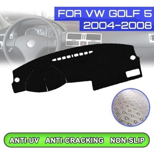 Car Dashboard Mat Anti-dirty Non-slip Dash Cover Mat UV Protection Shade for Volkswagen Golf 5 2004 2005 006 2007 2008