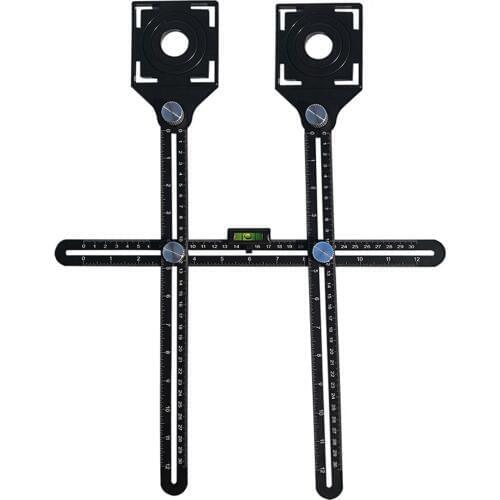 Multi-Functional Adjustable Tool Tile Opening Locator Mud Tile Shop Paste Floor Tile Glass Vientiane Universal Hole Punch