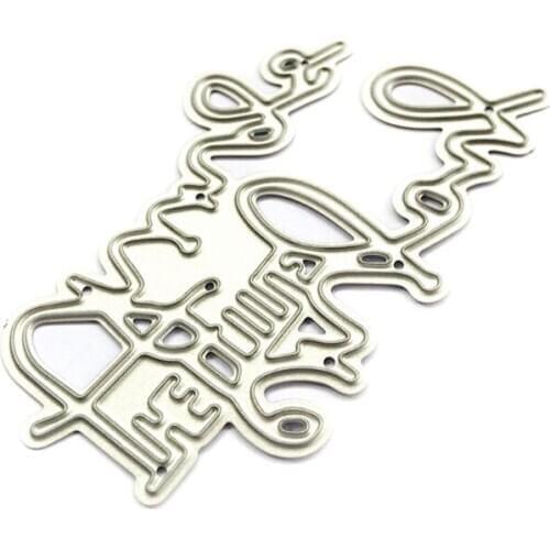 Enjoy the Time Things Metal Cutting Dies Stencil Scrapbooking DIY Album Stamp H58C