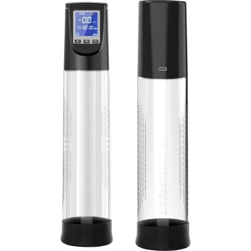 Increase erection pump, electric vacuum pump with 6-stage suction, male sex toy pump with silicone sleeve, masturbation device