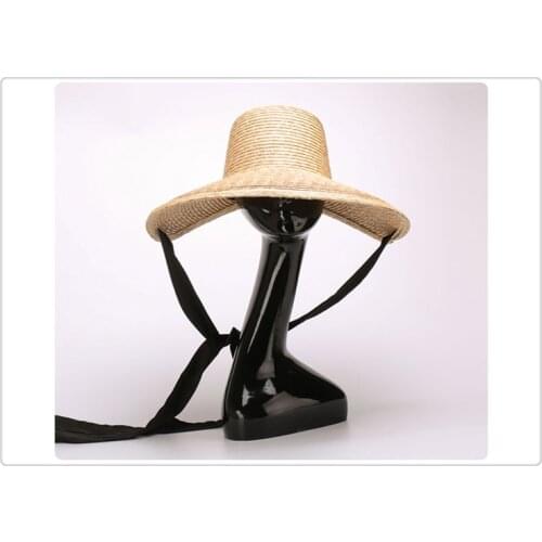 202105-HH7180 new Countryside Lolita style handmade straw lady sun cap women leisure holiday beach hat