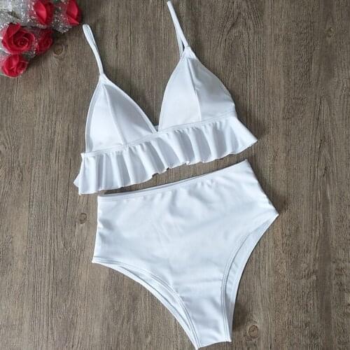 Sexy Bikini Push Up Bikini Set High Cut Swimwear Women Swimsuit Female Sexy Biquini Patchwork Bathing Suit High WaistBikini