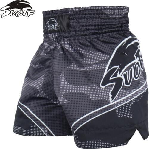 SUOTF MMA boxing fitness sports special loose pants fighting boxing pants muay thai clothing Tiger Muay Thai short mma sanda