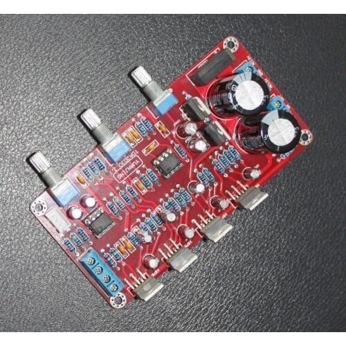 KYYSLB AC Dual 12V 25Wx2+50W 2.1 LM1875 Power Amplifier Board Original LM1875 and New NE5532 IC Home Audio Amplifier Board