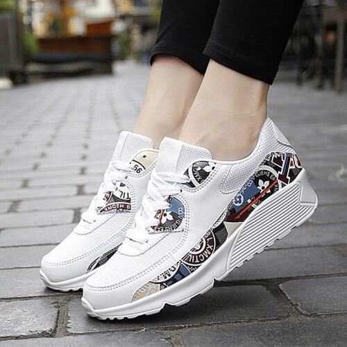 Women Vulcanized Shoes Unisex Breathable Sneakers Lace Up Platform Shoes Women Trainers Casual Shoes Basket Zapatillas Mujer