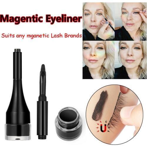1Pcs Magnetic Gel Eyeliner for Magnetic Eyelashes Waterproof Long Lasting Eyeliner Eye Pencil Makeup Tools
