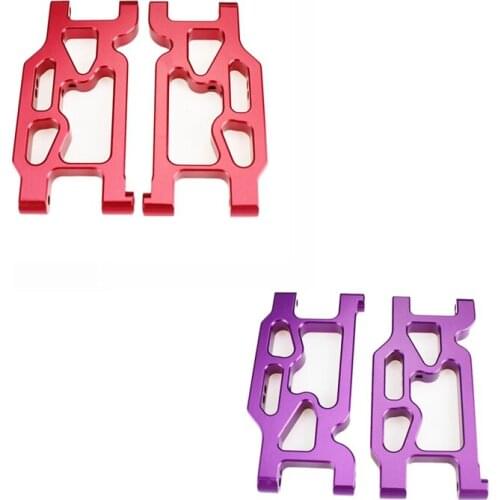 2 Pcs Aluminum Alloy Front Suspension Arm Swing Arms for Wltoys 104001 1/10 RC Car Upgrade Parts Accessories