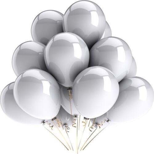 20pcs 12 inch Sliver gold white Latex Balloons Happy Birthday Wedding Party decorations kids adult balloon Supplies